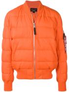 Alpha Industries Zipped Padded Jacket - Orange