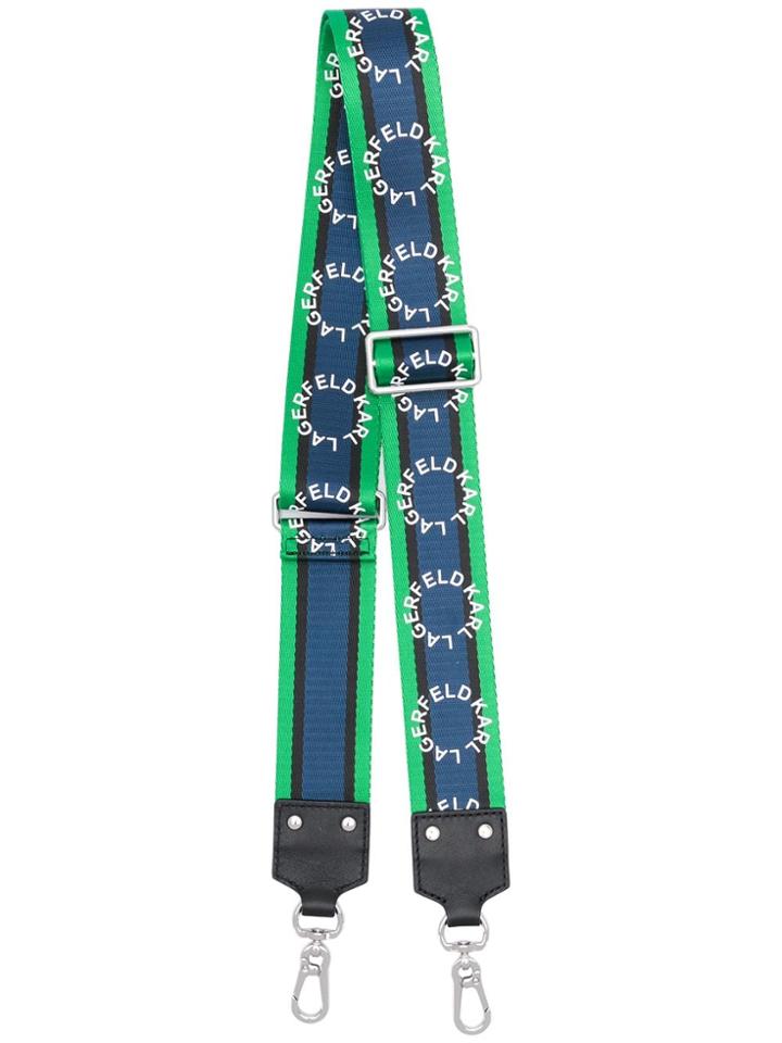 Karl Lagerfeld K/straps Round Logo Bag Strap - Blue