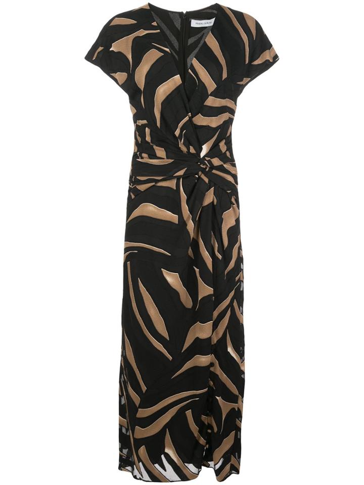 Prabal Gurung Jacqueline Wrap-style Dress - Black