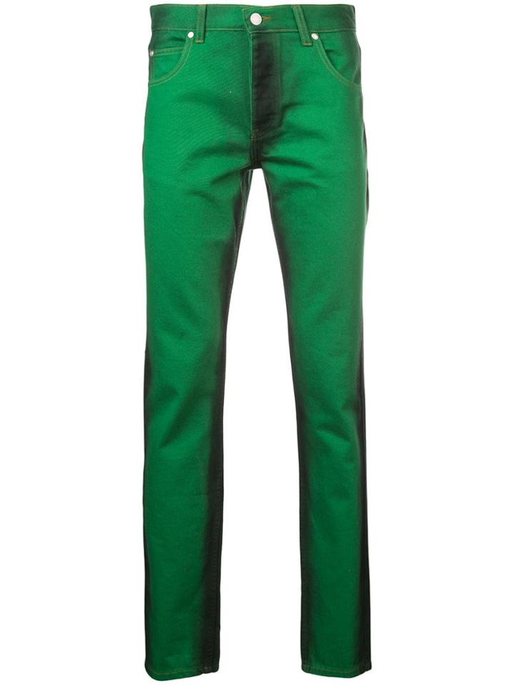Martine Rose Straight Leg Jeans - Green