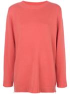 Chinti & Parker Classic Knitted Sweater - Pink & Purple