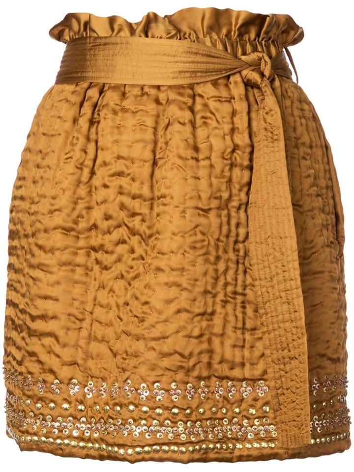 Ulla Johnson Shaia Skirt - Gold