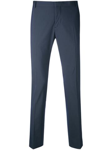 Entre Amis - Tapered Trousers - Men - Polyester/spandex/elastane/viscose - 38, Blue, Polyester/spandex/elastane/viscose