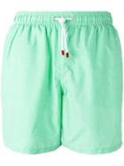 Hackett - Swim Shorts - Men - Polyamide/polyester - Xxl, Green, Polyamide/polyester