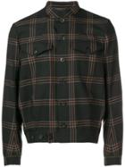 Paul Smith Lydon Check Military Jacket - Black