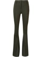 Veronica Beard High-waisted Trousers, Women's, Size: 6, Green, Polyester/spandex/elastane/virgin Wool