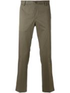 Etro Slim Tailored Trousers, Men's, Size: 52, Nude/neutrals, Cotton/spandex/elastane