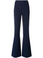 Alice+olivia Tailored Flared Trousers - Blue