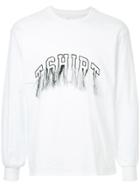 Doublet Embroidered Detail Long Sleeve T-shirt - White