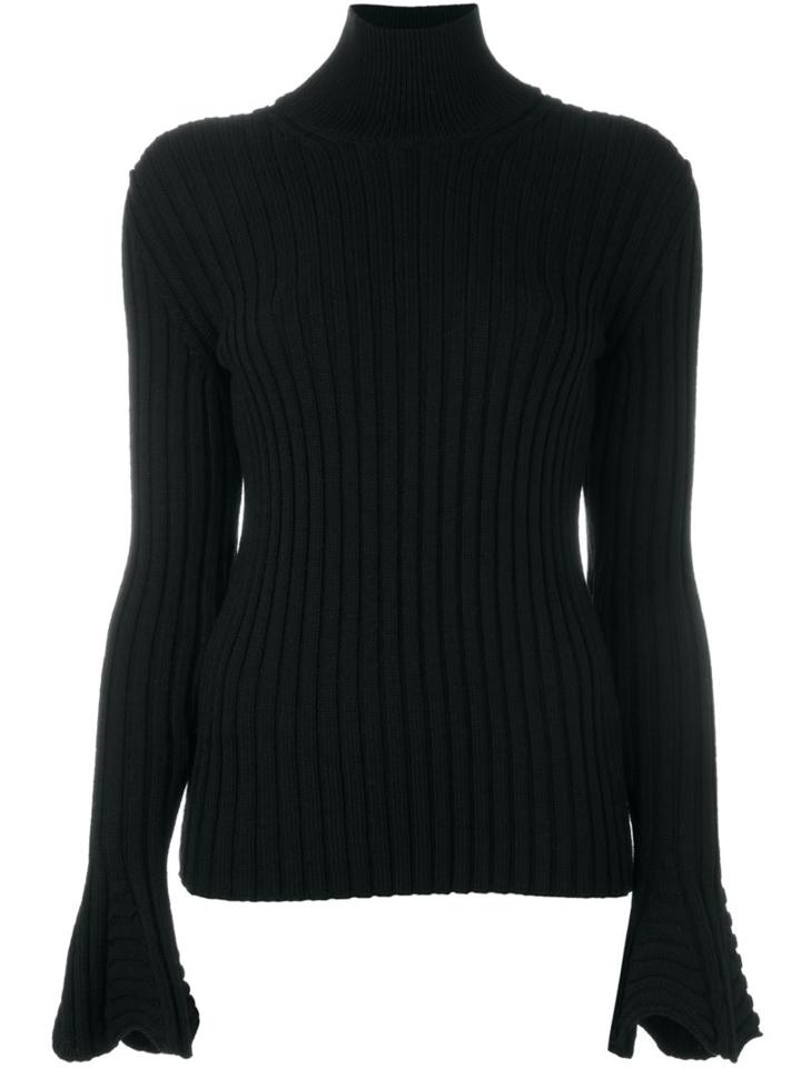 Lanvin Ribbed Jumper, Women's, Size: Xs, Black, Wool