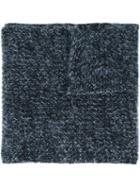 T By Alexander Wang Knitted Scarf, Men's, Black, Cotton/acrylic/nylon/wool