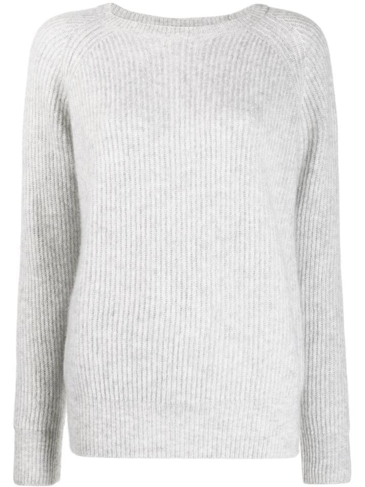 Alyki Ribbed Knit Jumper - Grey