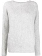 Alyki Ribbed Knit Jumper - Grey