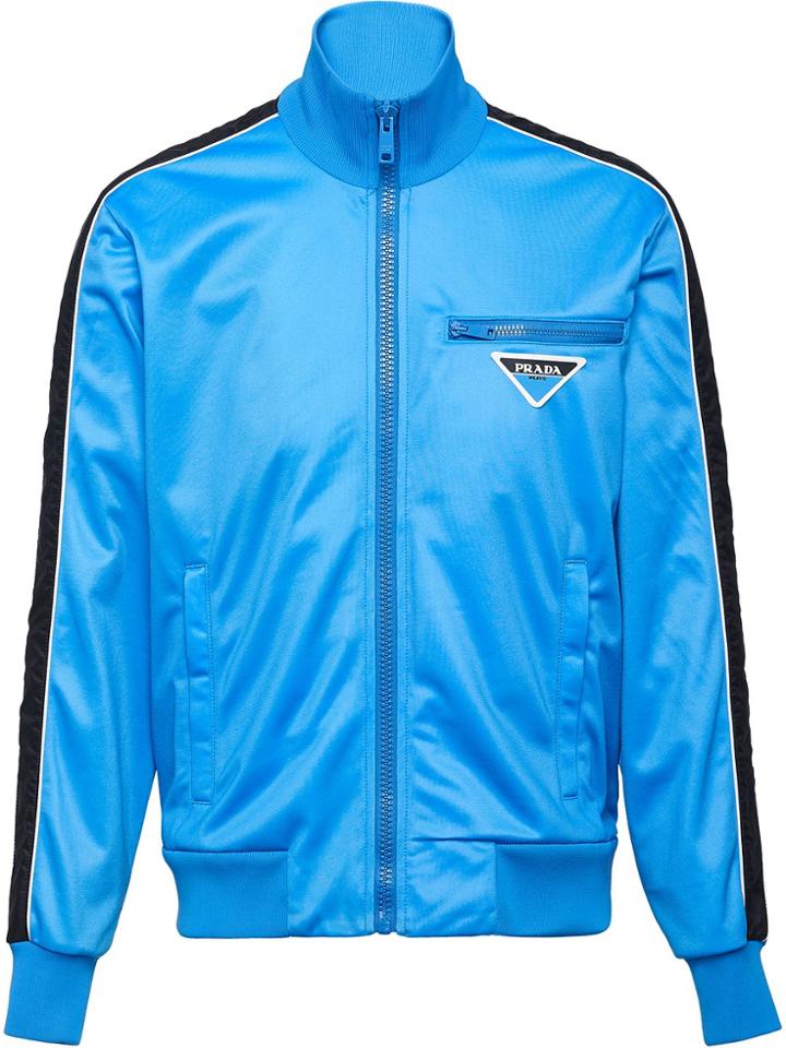 Prada Runproof Technical Fleece Jacket - Blue