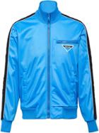 Prada Runproof Technical Fleece Jacket - Blue