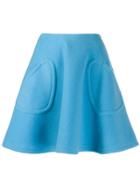 Courrèges High-waist A-line Skirt - Blue