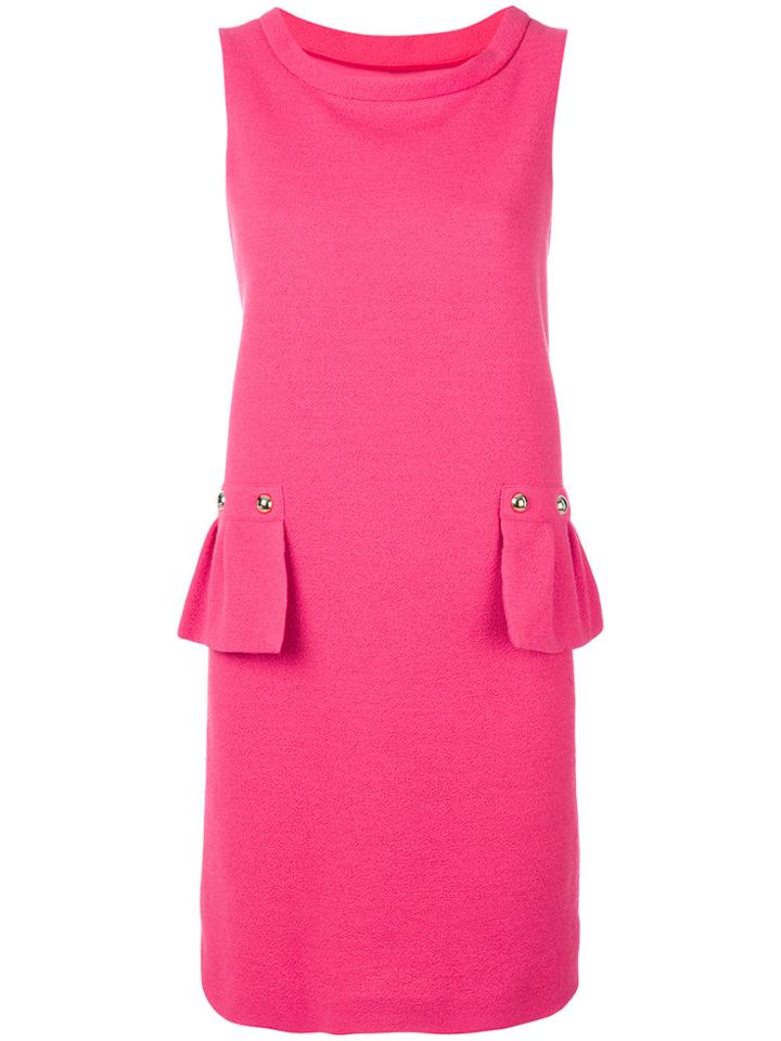Boutique Moschino Classic Flared Dress - Pink & Purple