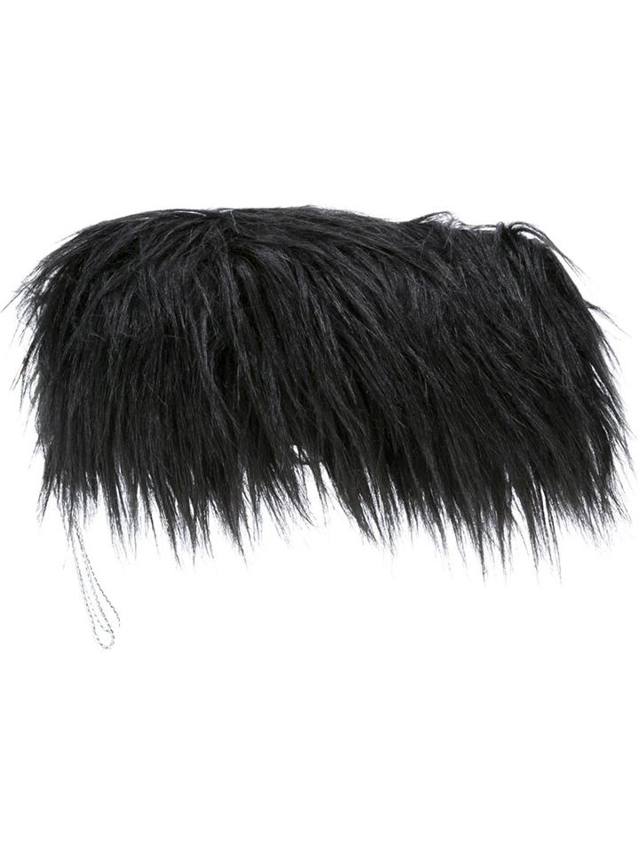 Mm6 Maison Margiela Faux Fur Clutch