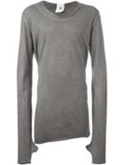 Lost & Found Rooms Asymmetric Collar T-shirt, Men's, Size: Small, Grey, Cotton