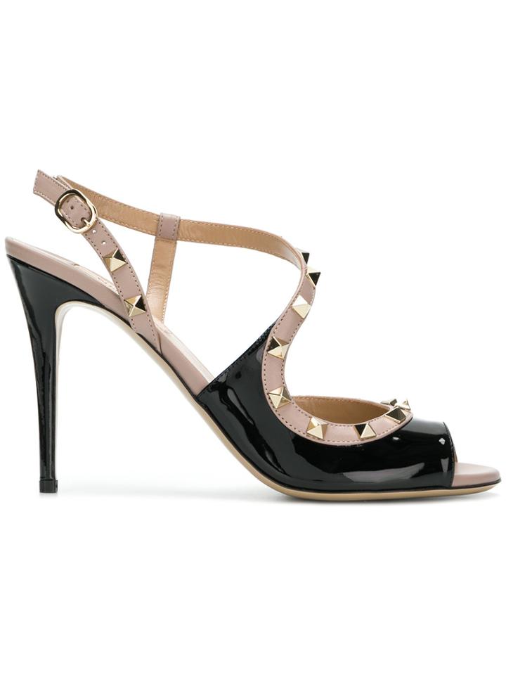 Valentino Rockstud Sandals - Black