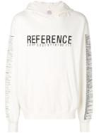 Yang Li Slogan Print Hoodie - White