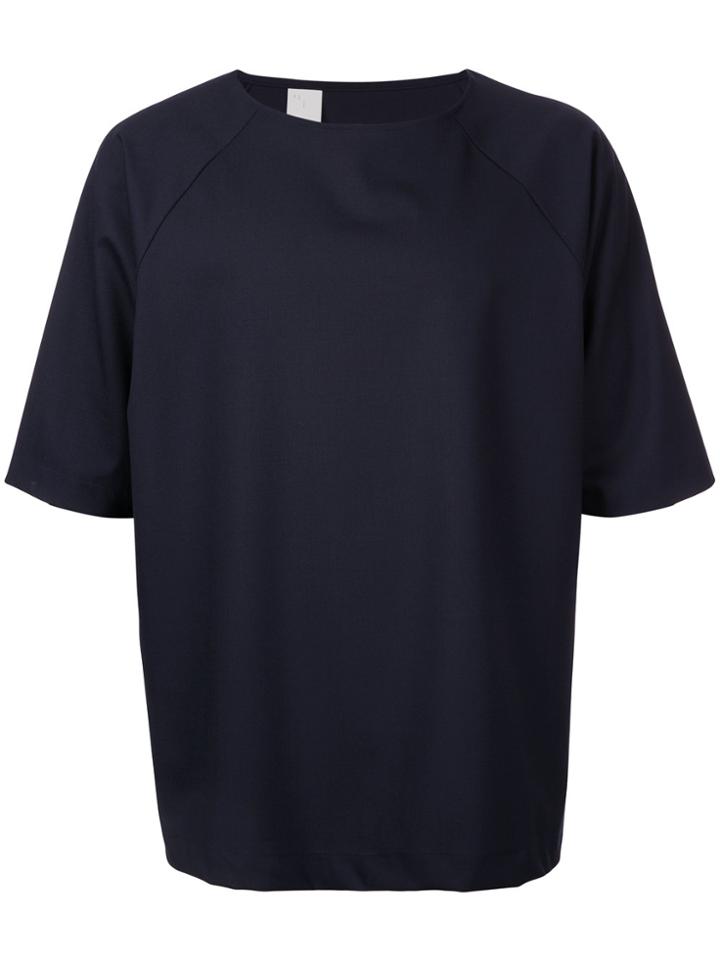 N. Hoolywood Panelled Oversized T-shirt - Blue