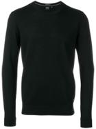 Boss Hugo Boss Crew Neck Knit Sweater - Black