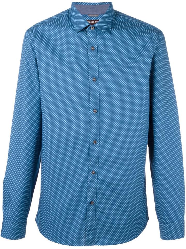 Michael Kors Printed Button Down Shirt