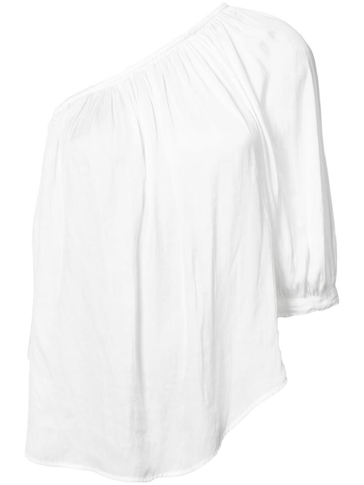 Smythe - Single Shoulder Top - Women - Polyester - L, White, Polyester