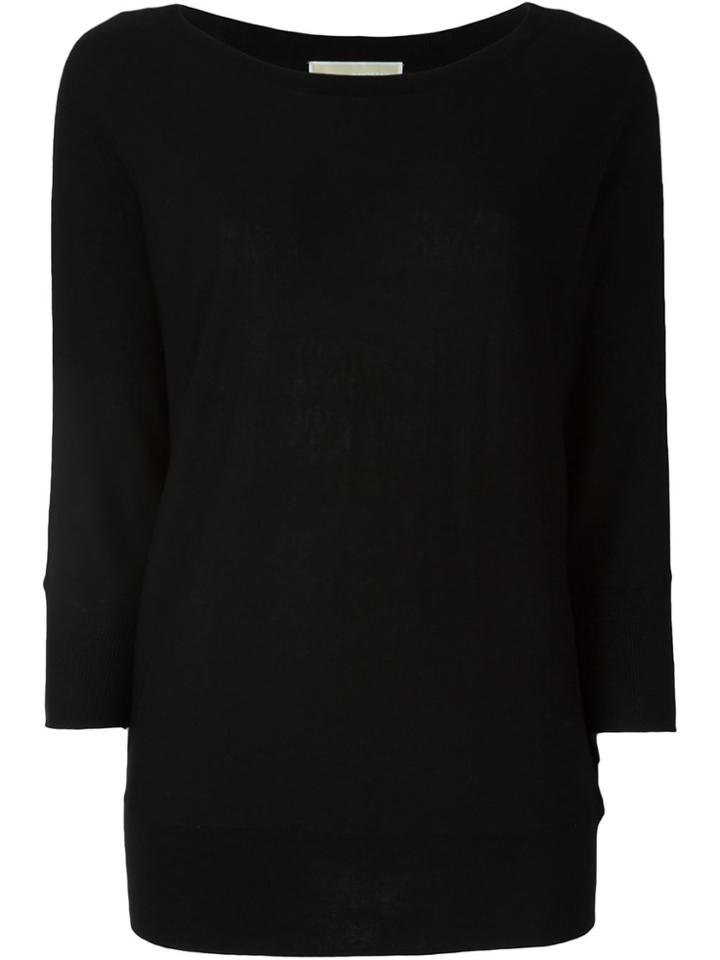 Michael Michael Kors Boat Neck Jumper - Black