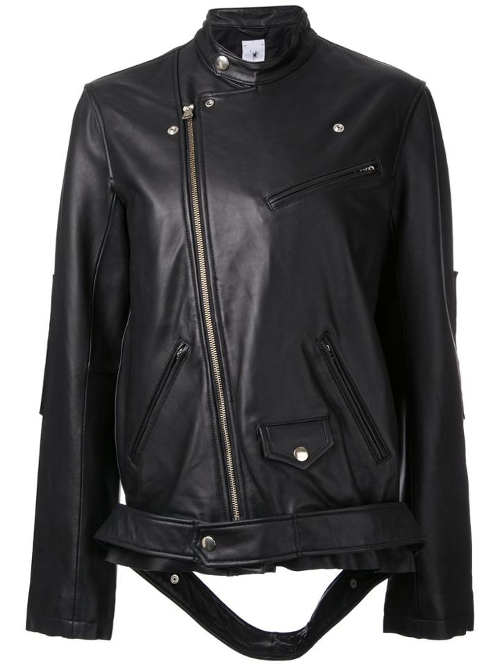 Maison Mihara Yasuhiro Loose Fit Biker Jacket - Black