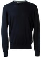 Brunello Cucinelli Crew Neck Sweater - Blue