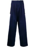 Charles Jeffrey Loverboy Wide Leg Trousers - Blue