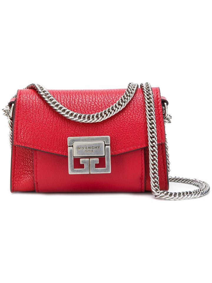 Givenchy Gv3 Nano Crossbody Bag - Red