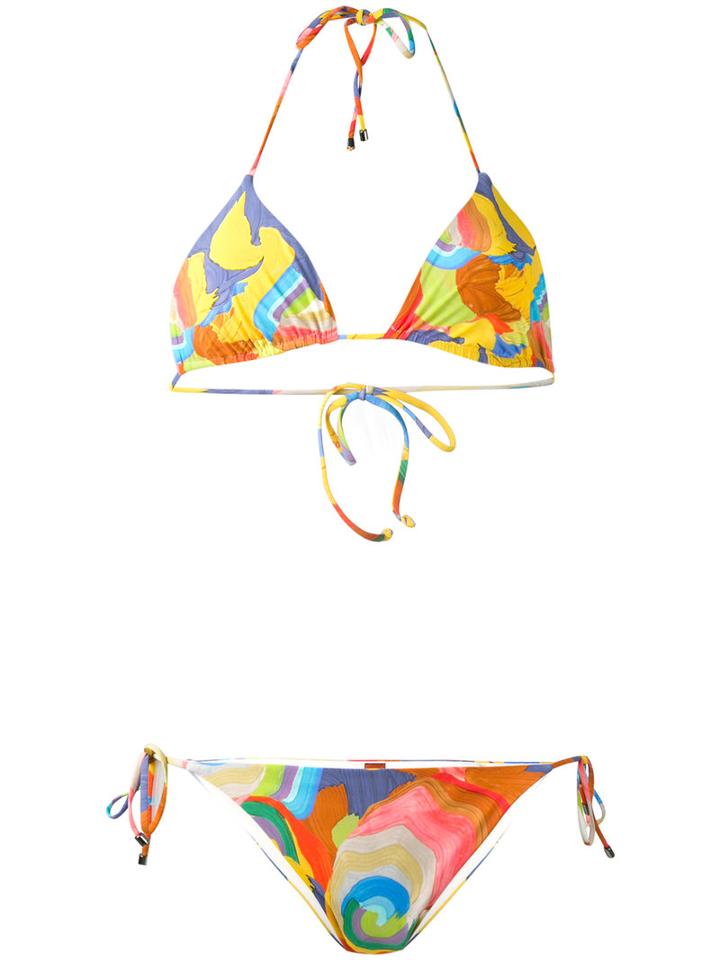 Missoni - Abstract Print Bikini Set - Women - Polyamide/spandex/elastane - 40, Polyamide/spandex/elastane