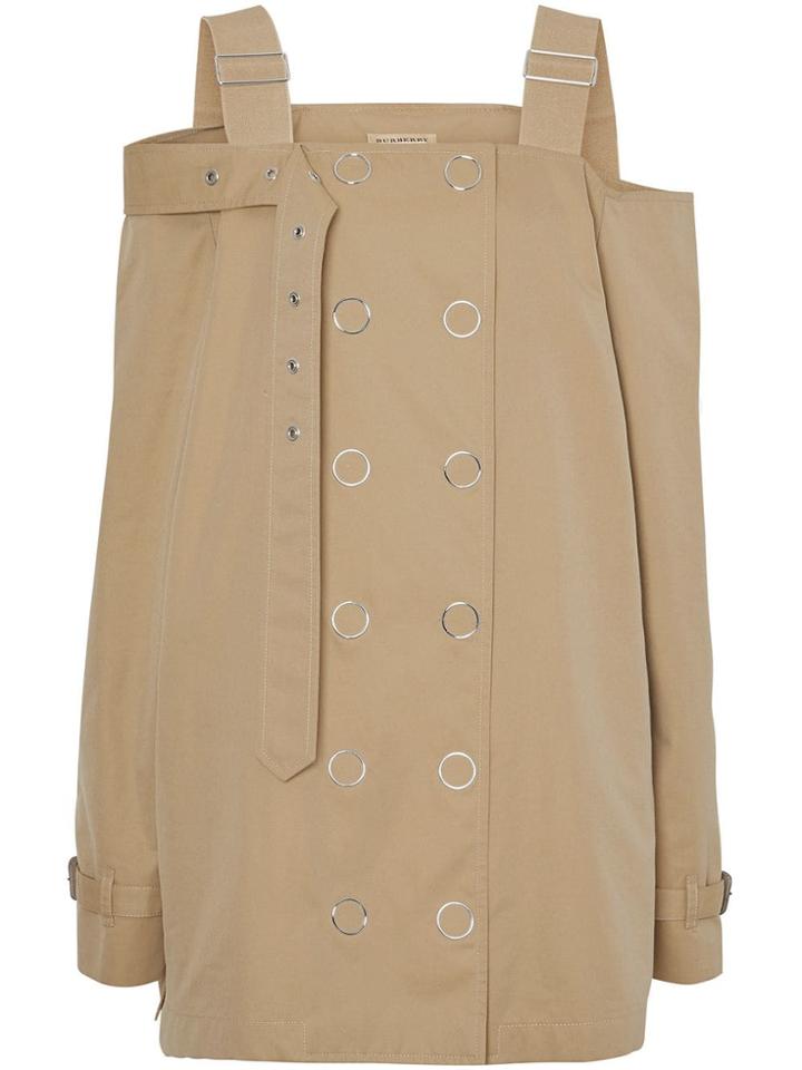 Burberry Cotton Gabardine Deconstructed Trench Dress - Brown