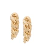 Bottega Veneta Chain Drop Earrings - Gold