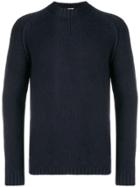 Ten-c Round Neck Jumper - Blue