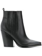Kendall+kylie Block Heel Ankle Boots - Black