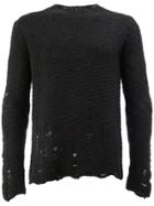 Song For The Mute Distressed Jumper - Black