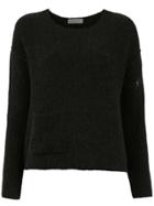 Mara Mac Pocket Knit Blouse - Black