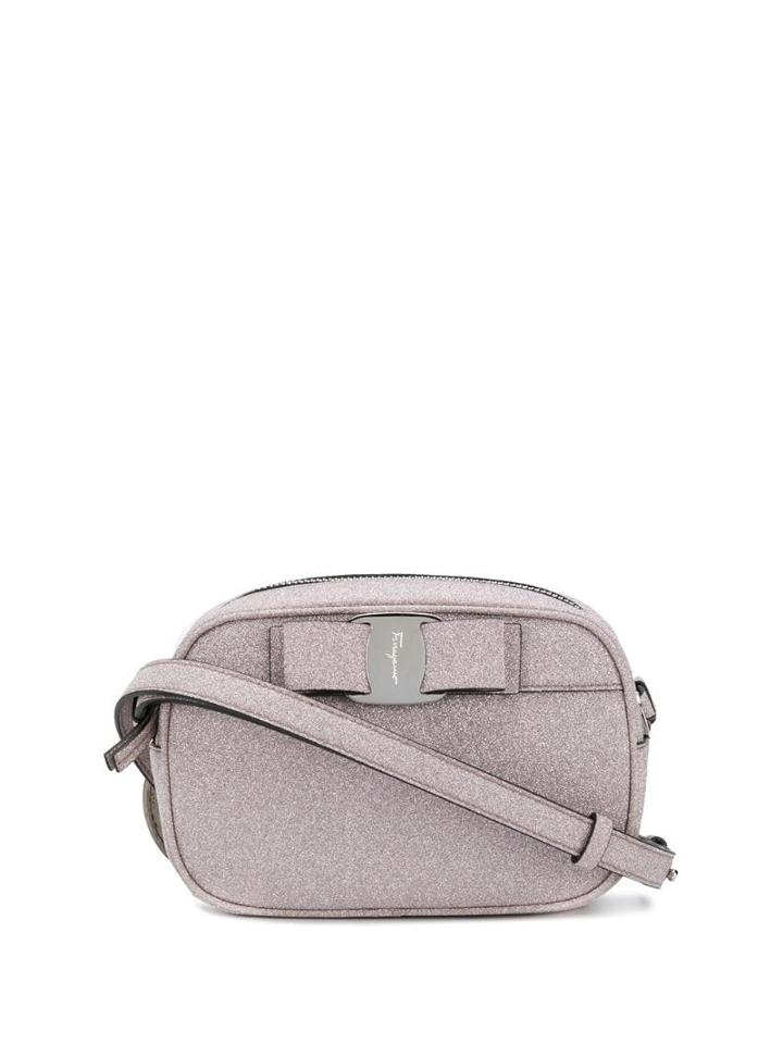 Salvatore Ferragamo Bow Front Cross-body Bag - Pink