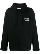 Ih Nom Uh Nit Logo-print Hoodie - Black