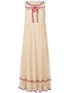 Red Valentino Long Romantic Dress - Nude & Neutrals