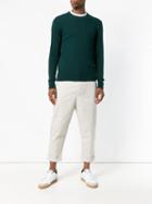 Ami Paris Crewneck Sweater - Green