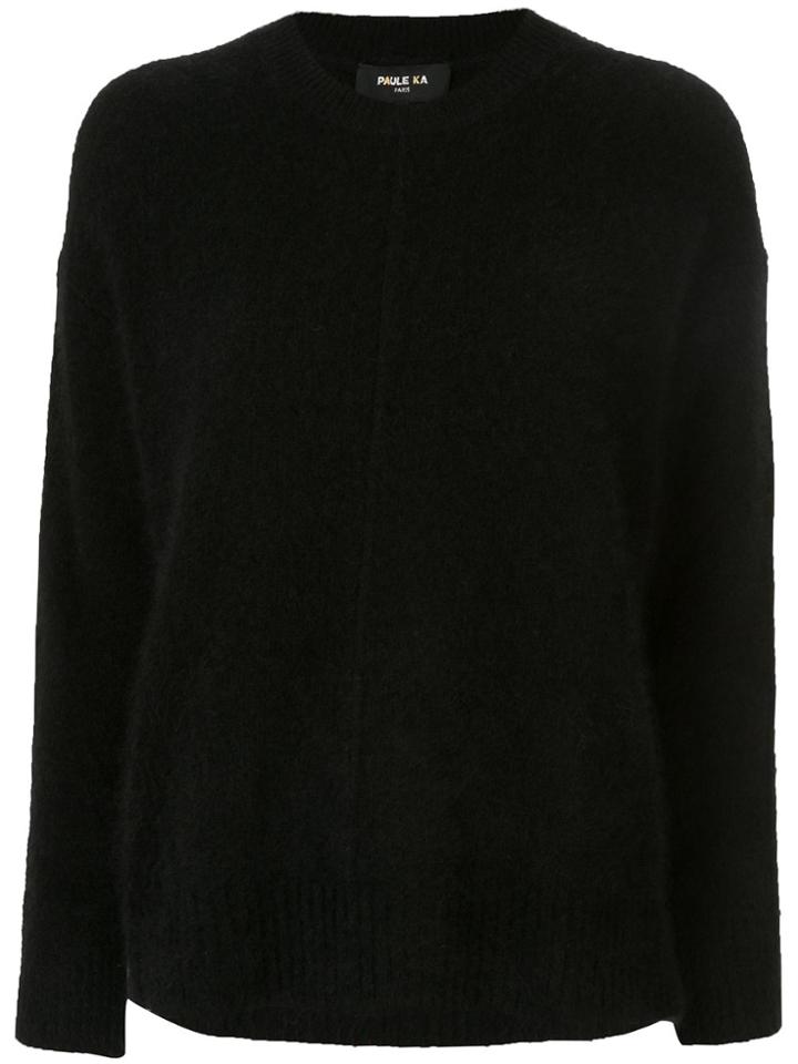 Paule Ka Front Seam Jumper - Black
