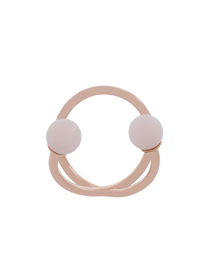 Astley Clarke Opal Yves Ring - Pink & Purple
