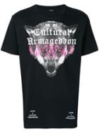 Marcelo Burlon County Of Milan - Huapi T-shirt - Men - Cotton/polyester - Xs, Black, Cotton/polyester