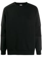 Karl Lagerfeld Embossed Logo Sweater - Black