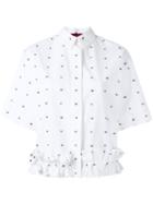 Mcq Alexander Mcqueen Swallow Shirt, Women's, Size: 40, White, Cotton
